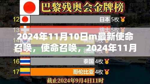 使命召唤全新篇章，2024年11月10日开启
